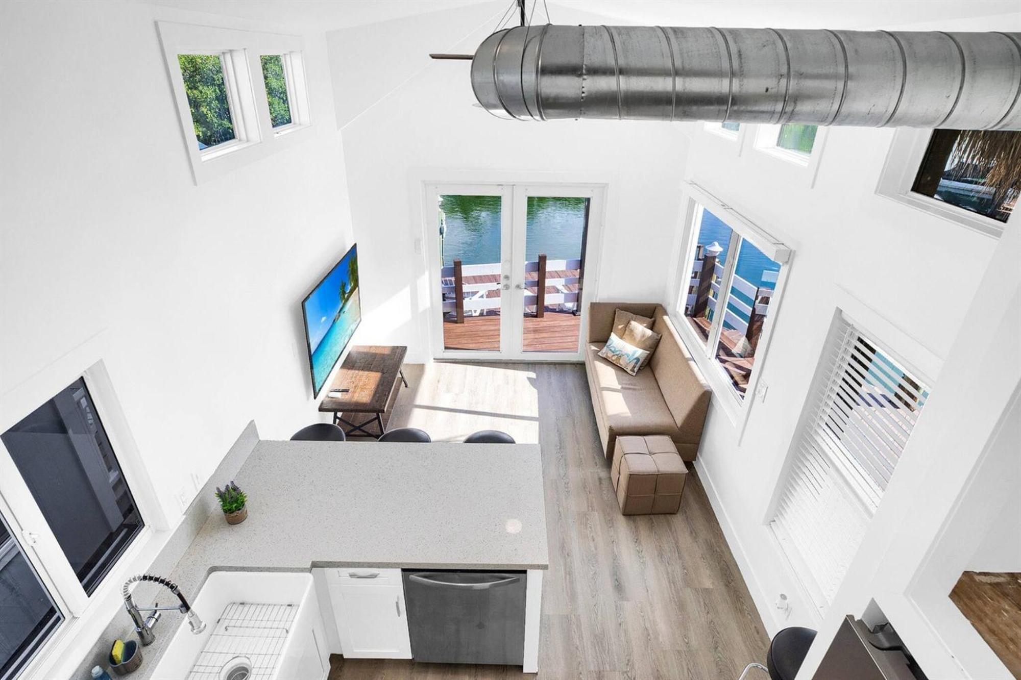 Tiny Home On Waterfront, Bay Views, Deck, Pool Jewfish Стая снимка